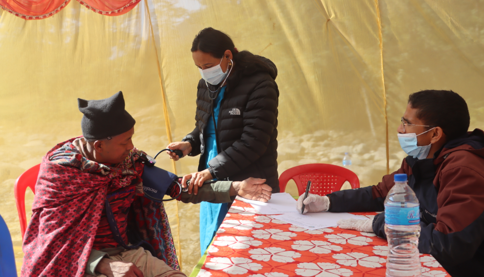 Nabil Bank Organizes Free Health Camp for Raute Community in Surkhet